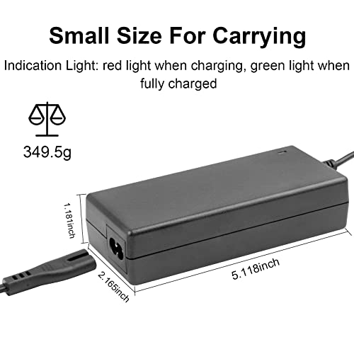 LabTEC 42V 36V 2A Electric Bike Battery Charger for 36V 2A 10S Li-on Battery E-bike Electric Scooter Power Supply DC 5.5mm x 2.1mm