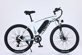 STORE SHOWCASE BLACK/WHITE PIONEER YOCLES ELECTRIC BIKE 26‘’ ELECTRIC BIKE 350W 1.95 TYRE UK STOCK Second-hand price